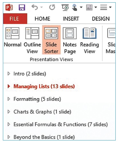 Sections
